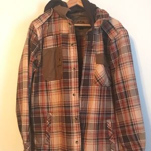 MEN'S MAPLEWOOD HOODED FLANNEL SHIRT JACKET